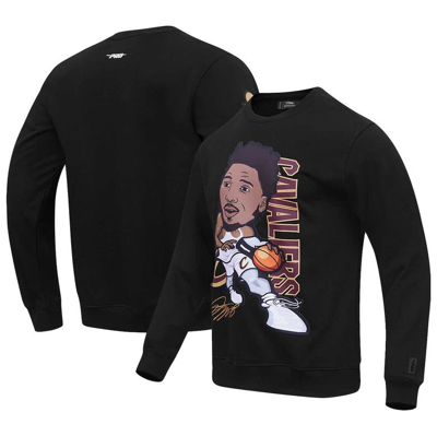 Shop Post Pro Standard Donovan Mitchell Black Cleveland Cavaliers Avatar Pullover Sweatshirt