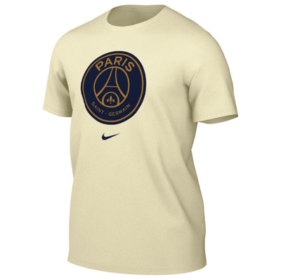 Shop Nike Cream Paris Saint-germain Crest  T-shirt