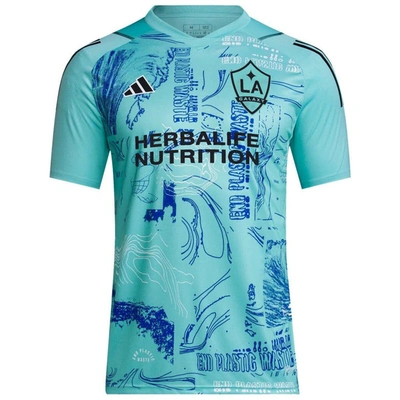 Shop Adidas Originals Adidas  Green La Galaxy 2023 One Planet Replica Jersey