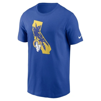 Shop Nike Royal Los Angeles Rams Local Essential T-shirt