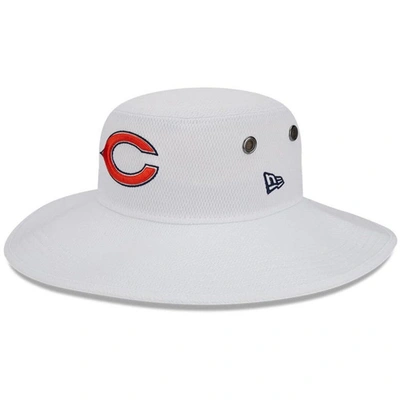 Shop New Era White Chicago Bears 2023 Nfl Training Camp Primary Logo Panama Bucket Hat