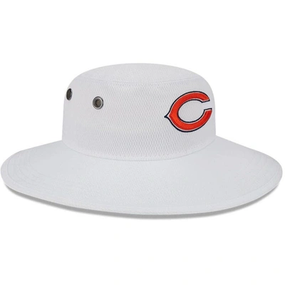 Shop New Era White Chicago Bears 2023 Nfl Training Camp Primary Logo Panama Bucket Hat