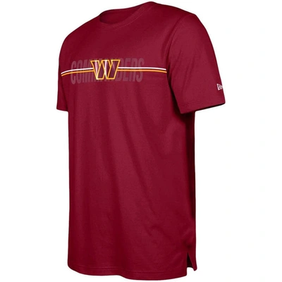 Shop New Era Burgundy Washington Commanders 2023 Nfl Training Camp T-shirt