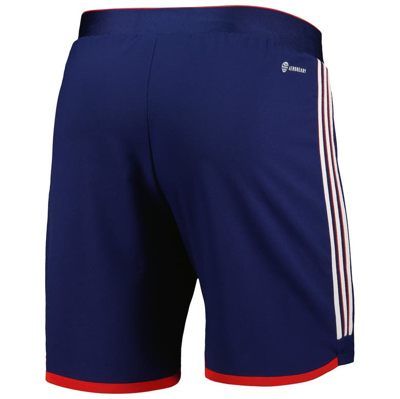 Shop Adidas Originals Adidas Navy Chicago Fire 2023 Away Aeroready Authentic Shorts
