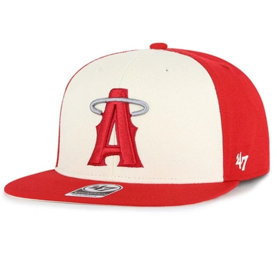 Shop 47 ' Red Los Angeles Angels 2021 City Connect Captain Snapback Hat