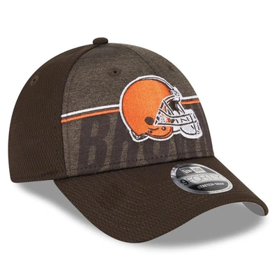 Shop New Era Brown Cleveland Browns 2023 Nfl Training Camp 9forty Adjustable Hat