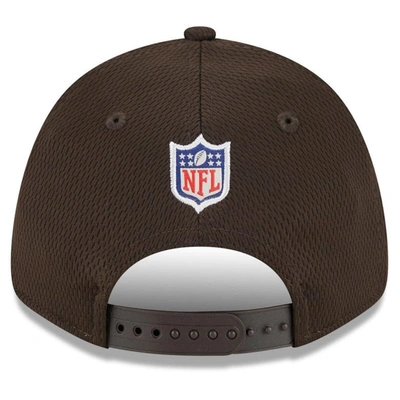 Shop New Era Brown Cleveland Browns 2023 Nfl Training Camp 9forty Adjustable Hat
