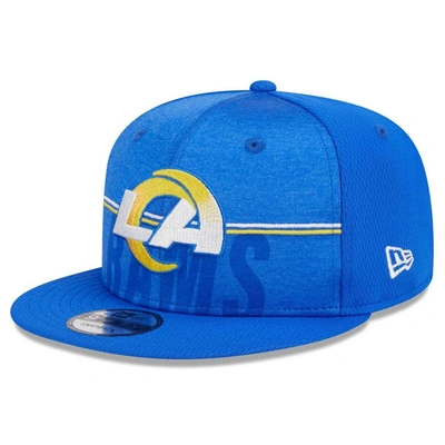 New Era Royal Los Angeles Rams 2023 Nfl Training Camp 9fifty Snapback Hat In Royal