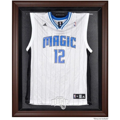 Shop Fanatics Authentic Orlando Magic Brown Framed Logo Jersey Display Case