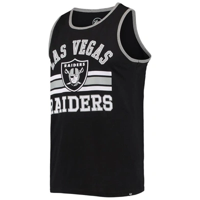 Shop 47 ' Black Las Vegas Raiders Edge Super Rival Tank Top