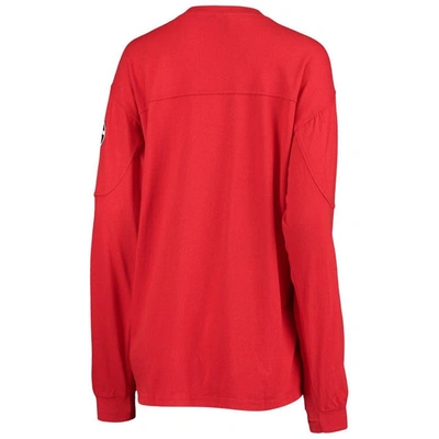 Shop Pressbox Red Georgia Bulldogs Edith Long Sleeve T-shirt