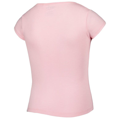 Shop Garb Girls Youth  Pink Clemson Tigers Charlotte Tri-blend T-shirt
