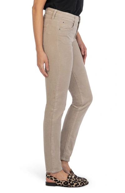 Shop Kut From The Kloth Diana Stretch Corduroy Skinny Pants In Sand