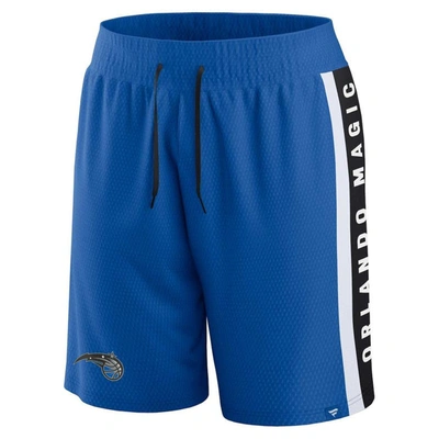 Shop Fanatics Branded Blue Orlando Magic Referee Iconic Mesh Shorts