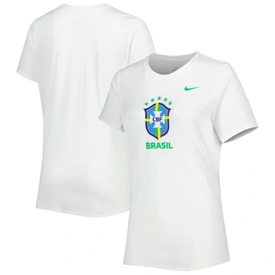 Shop Nike White Brazil National Team Legend Performance T-shirt