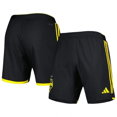 Shop Adidas Originals Adidas Black Seattle Sounders Fc 2023 Away Aeroready Authentic Shorts