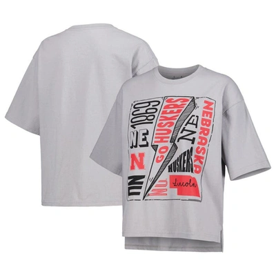 Shop Pressbox Silver Nebraska Huskers Rock & Roll School Of Rock T-shirt