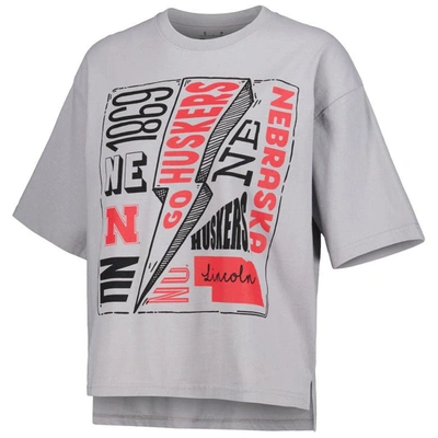 Shop Pressbox Silver Nebraska Huskers Rock & Roll School Of Rock T-shirt