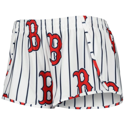 Shop Concepts Sport White Boston Red Sox Reel Allover Print Tank Top & Shorts Sleep Set