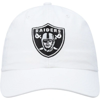 Shop 47 ' White Las Vegas Raiders Clean Up Adjustable Hat