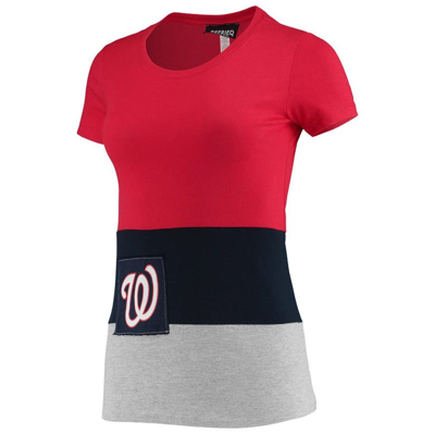 Shop Refried Apparel Red Washington Nationals Sustainable Fitted T-shirt