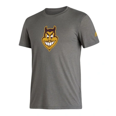 Shop Adidas Originals Adidas Gray Arizona State Sun Devils Basics Heritage Tri-blend T-shirt