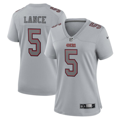Shop Nike Trey Lance Gray San Francisco 49ers Atmosphere Fashion Game Jersey