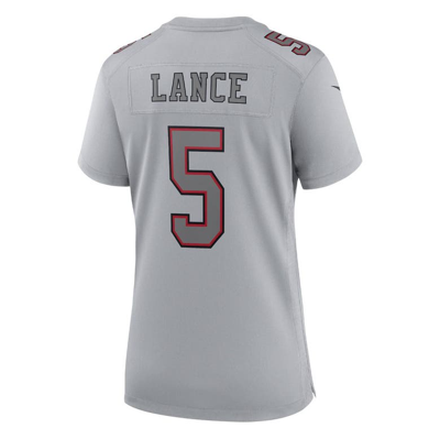 Shop Nike Trey Lance Gray San Francisco 49ers Atmosphere Fashion Game Jersey