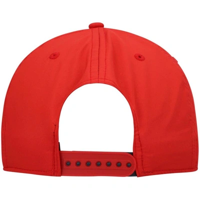 Shop Black Clover Red Ole Miss Rebels Nation Shield Snapback Hat