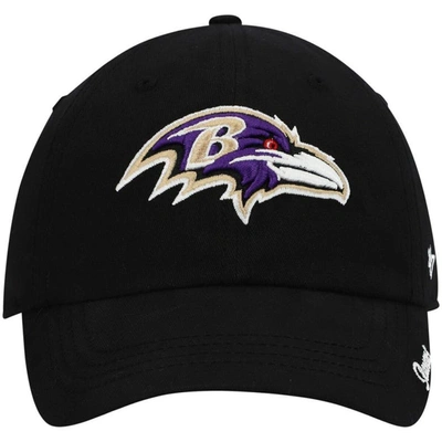 Shop 47 ' Black Baltimore Ravens Miata Clean Up Primary Adjustable Hat