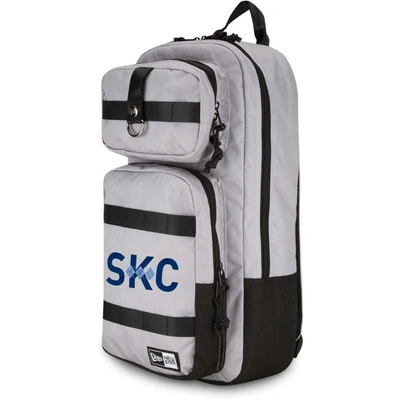 Shop New Era Sporting Kansas City Kick Off Slim Backpack In Gray