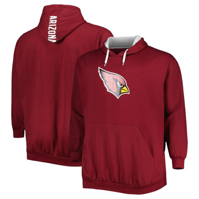 Shop Profile Cardinal Arizona Cardinals Big & Tall Logo Pullover Hoodie
