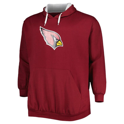 Shop Profile Cardinal Arizona Cardinals Big & Tall Logo Pullover Hoodie