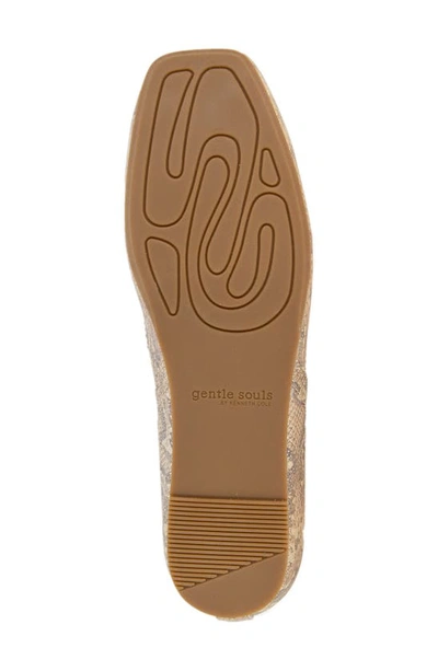Shop Gentle Souls By Kenneth Cole Sailor Flat In Rose Gold