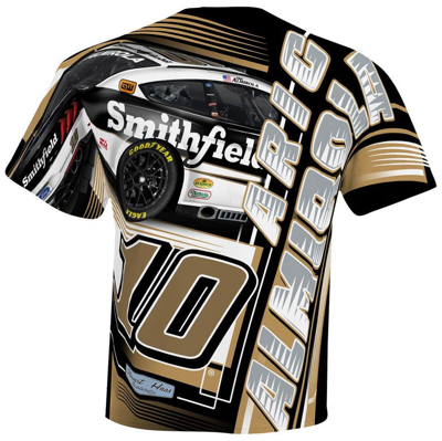 Shop Stewart-haas Racing Team Collection White Aric Almirola Smithfield Sublimated Dynamic Total Print T-