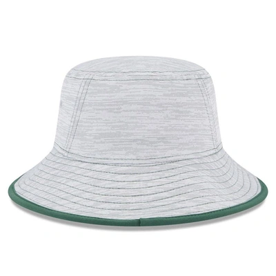 Shop New Era Gray Green Bay Packers Game Bucket Hat