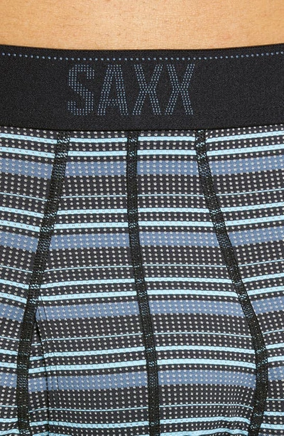 Shop Saxx Assorted 2-pack Quest Quick Dry Mesh Slim Fit Boxer Briefs In Sunrise Stripe/ Black Ii