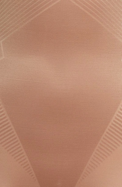 Spanxr Spanx® Spanxshape™ Invisible Open-bust Mid-thigh Bodysuit In Cafe Au Lait