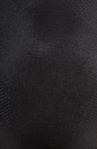 Shop Spanxr Spanx® Thinstincts® 2.0 Open Bust Mid-thigh Bodysuit In Very Black