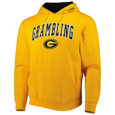Shop Colosseum Gold Grambling Tigers Arch & Logo 3.0 Pullover Hoodie