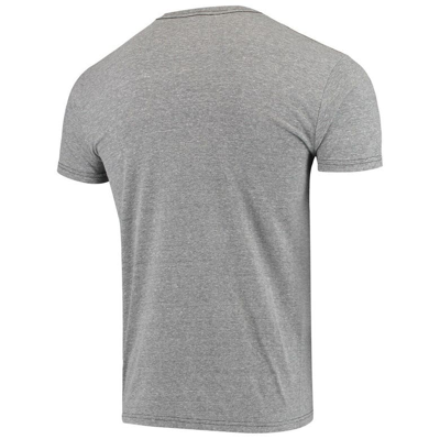 Shop Retro Brand Original  Heathered Gray Pitt Panthers Team Vintage Tri-blend T-shirt In Heather Gray