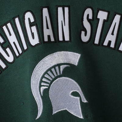 Shop Colosseum Green Michigan State Spartans Arch & Logo 1 Pullover Hoodie