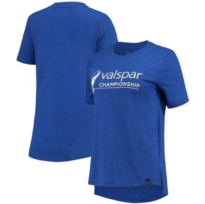 Shop Under Armour Royal Valspar Championship Performance T-shirt