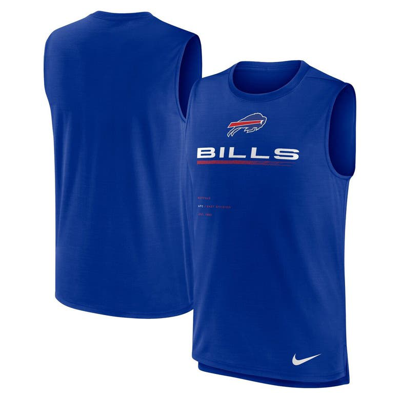 Shop Nike Royal Buffalo Bills Muscle Trainer Tank Top