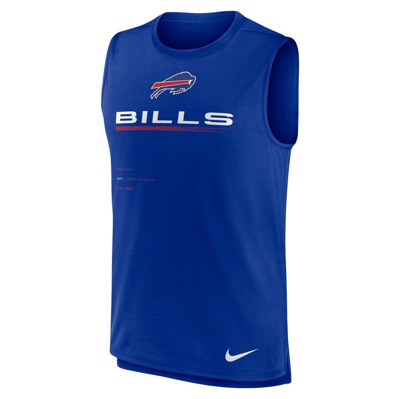 Shop Nike Royal Buffalo Bills Muscle Trainer Tank Top