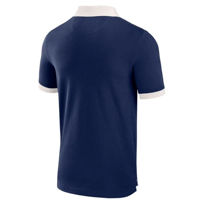 Shop Fanatics Branded Navy La Galaxy Second Period Polo Shirt
