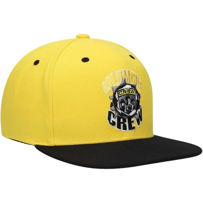 Mitchell & Ness Men's  Gold Columbus Crew Breakthrough Snapback Hat In Gold
