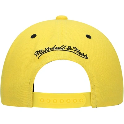 Mitchell & Ness Men's  Gold Columbus Crew Breakthrough Snapback Hat In Gold