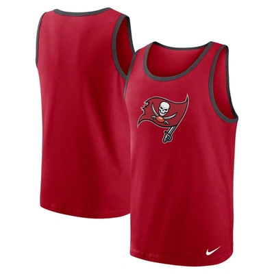 Shop Nike Red Tampa Bay Buccaneers Tri-blend Tank Top
