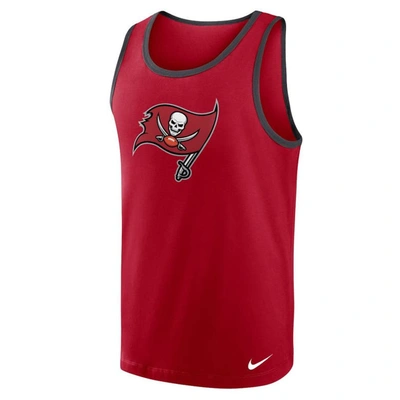Shop Nike Red Tampa Bay Buccaneers Tri-blend Tank Top